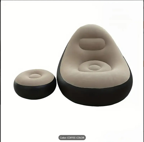 Inflatable sofa 1pc portable - [inflatable,