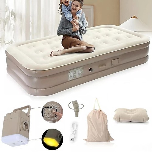 Upgraded air bed inflatable - bed,