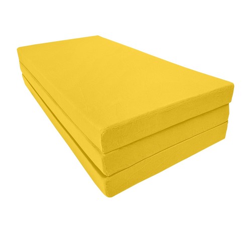 Yellow full trifold foam - full,