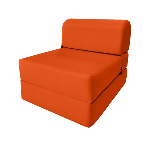 Orange sleeper chair folding - sleeper,
