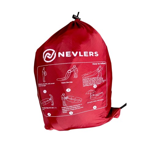 Nevlers red inflatable blow - red, up