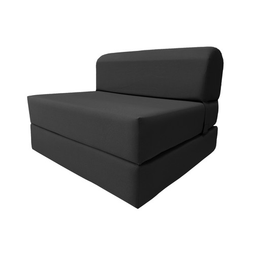 Black sleeper chair folding - black,