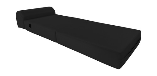 Black sleeper chair folding - black,