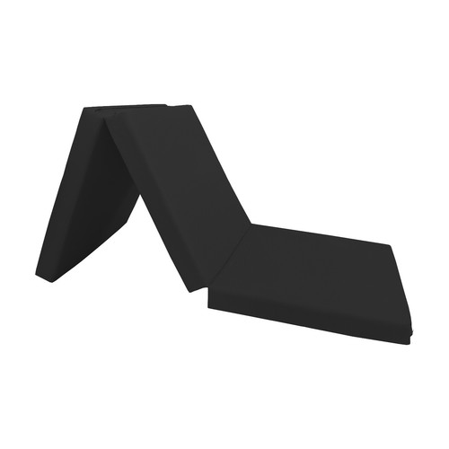 Black tri fold foam bed - fold,