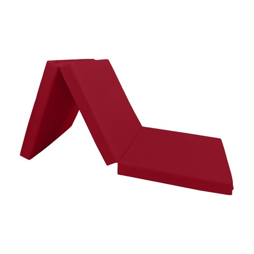 Red trifold foam beds - trifold,