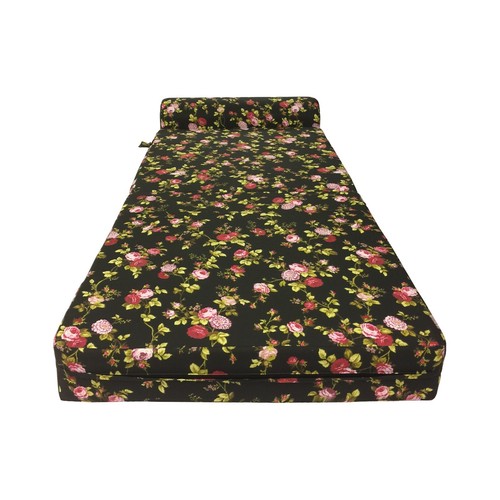 Rose black sleeper chair - black,